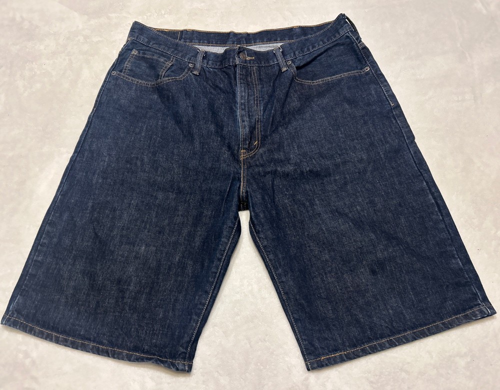 Levis Shorts Men’s Size 38 Blue 569 Loose Straight Denim Y2K Skater Baggy Jeans