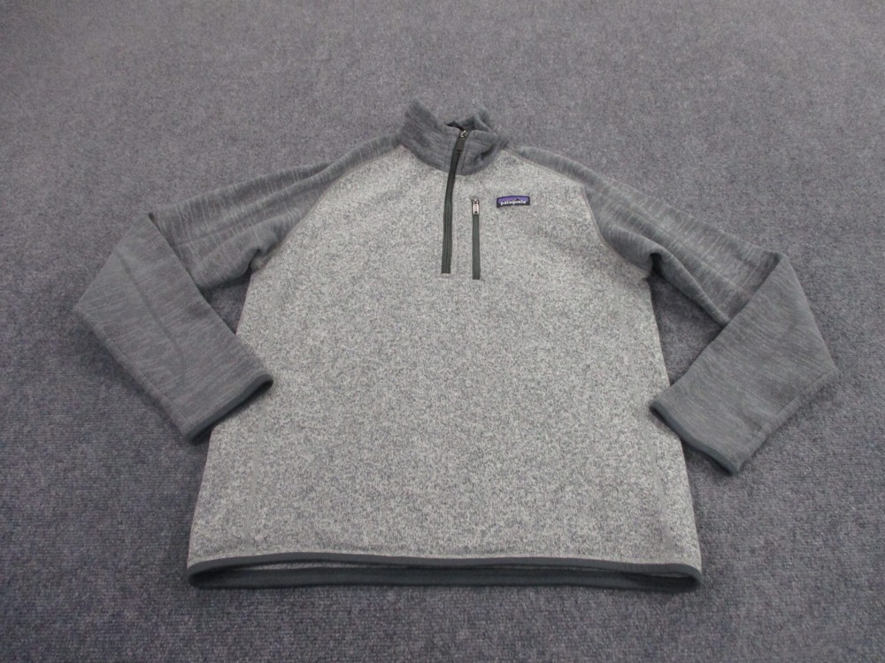 Patagonia Better Sweater Fleece Jacket for Men Lightweight Gray Size M