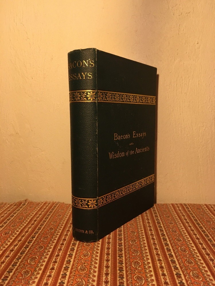 Essays & Wisdom of the Ancients ~ Francis Bacon OCCULT GODS MYTH LEGEND