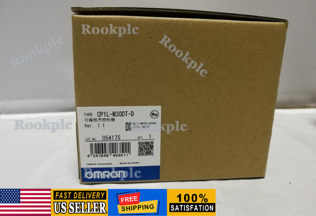 One Omron CP1L-M30DT-D CP1LM30DTD PLC Module New In Box Expedited Shipping