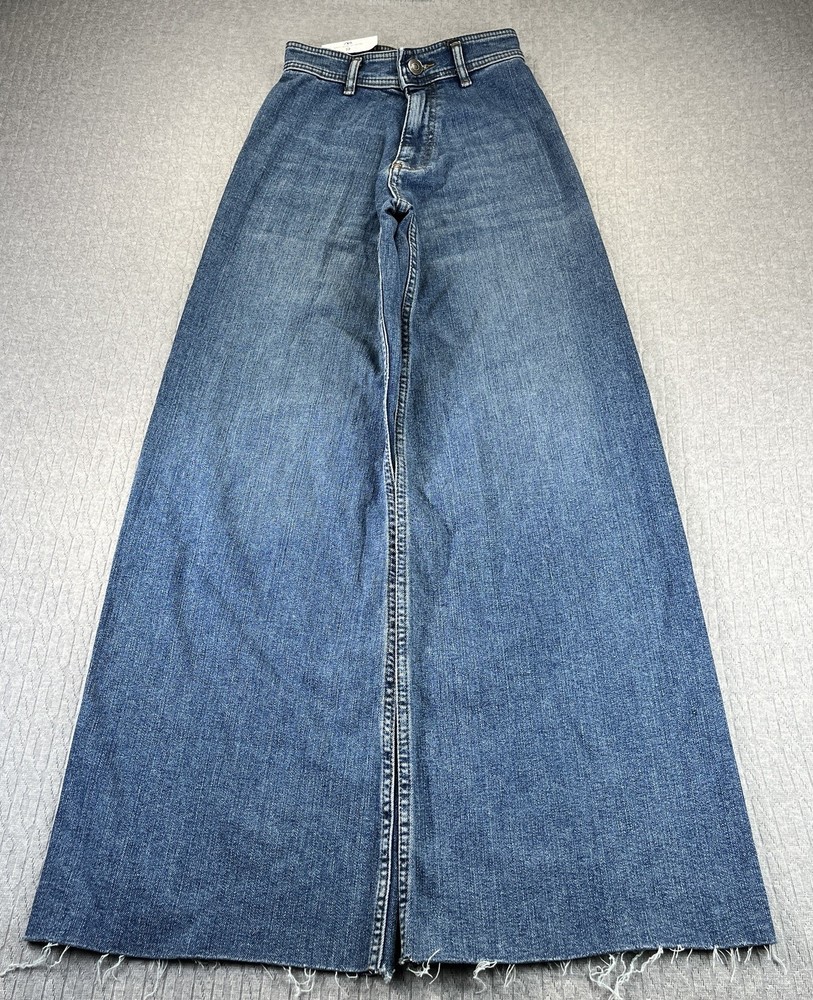 Zara baggy wide loose leg new with tags Women (0/22X29) high rise hip-hop jeans