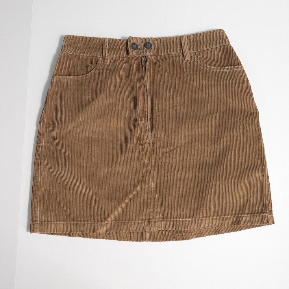 Hollister Ultra High Rise Corduroy Mini Skirt Y2K Preppy Academia Juniors 7