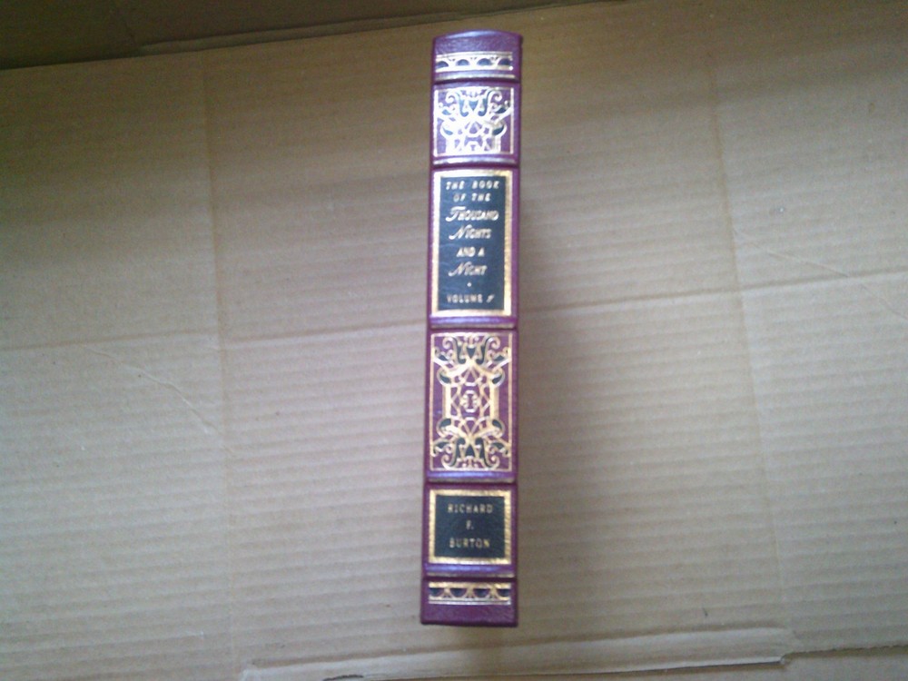 The Book of A Thousand Nights and A Night byRichard F. Burton, Vol. 1 (leather)