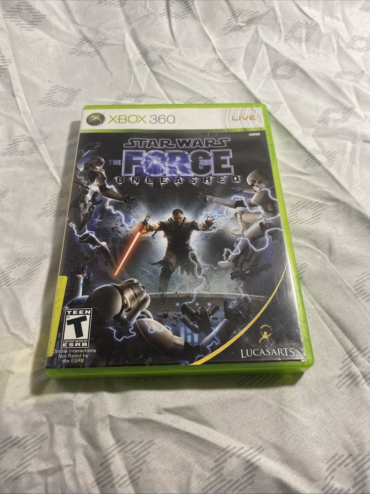 LucasArts Star Wars The Force Unleashed Xbox 360 Action  Manual Untested