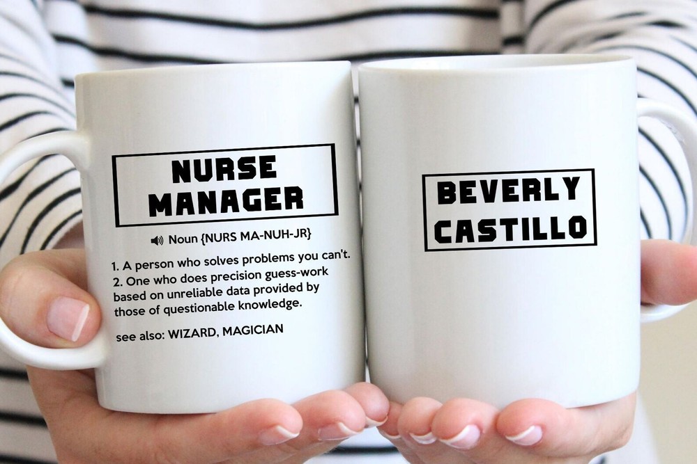 Funny Nurse Manager Gift For Women And Men Nurse Manager Mug For Birthday