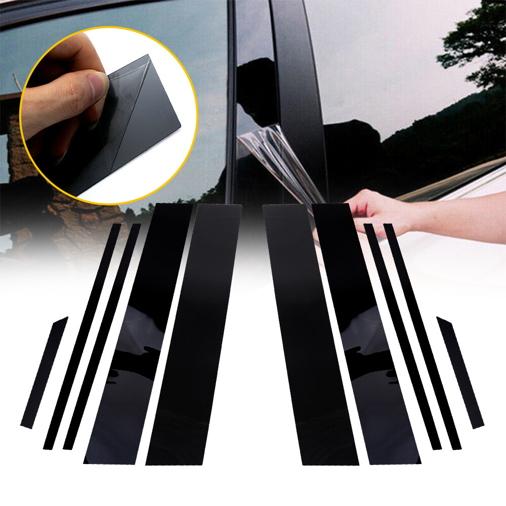 Decal Cover Fit For TOYOTA RAV4 2019-2021 10pc Pillar Set Posts Door Window Trim