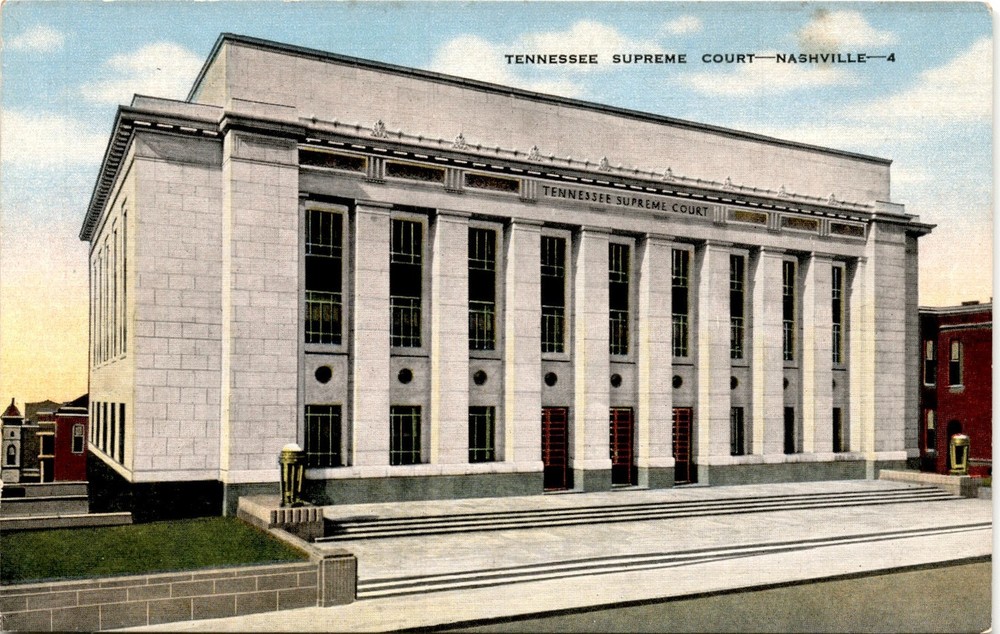 TENNESSEE SUPREME COURT, NASHVILLE, Tennessee Supreme Court Building, Postcard