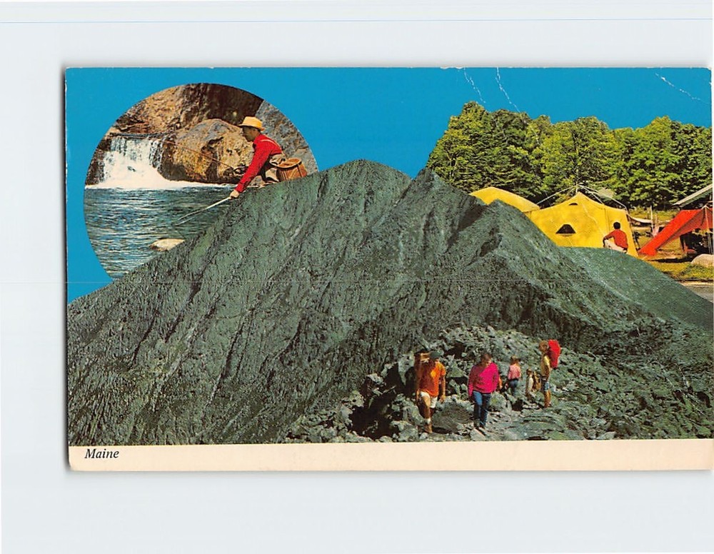 Postcard Greetings from Maine USA