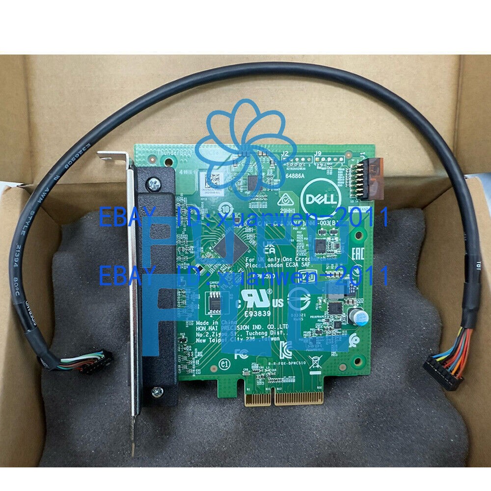 New 1Pcs Dell T3660 T3680 T5860 T7960 Thunderbolt 4 Expansion Card With Cable