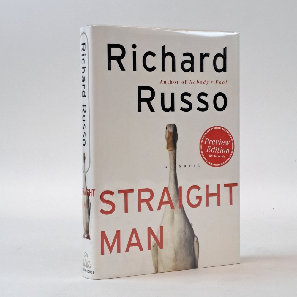 Richard Russo / STRAIGHT MAN Signed Advance Reading Copy 1st 1997