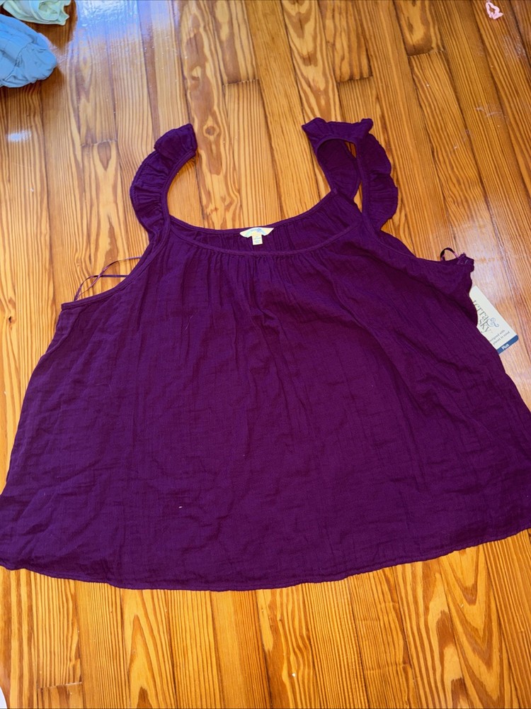 Terra & Sky Women's Plus Tank Top Size 4X NWT