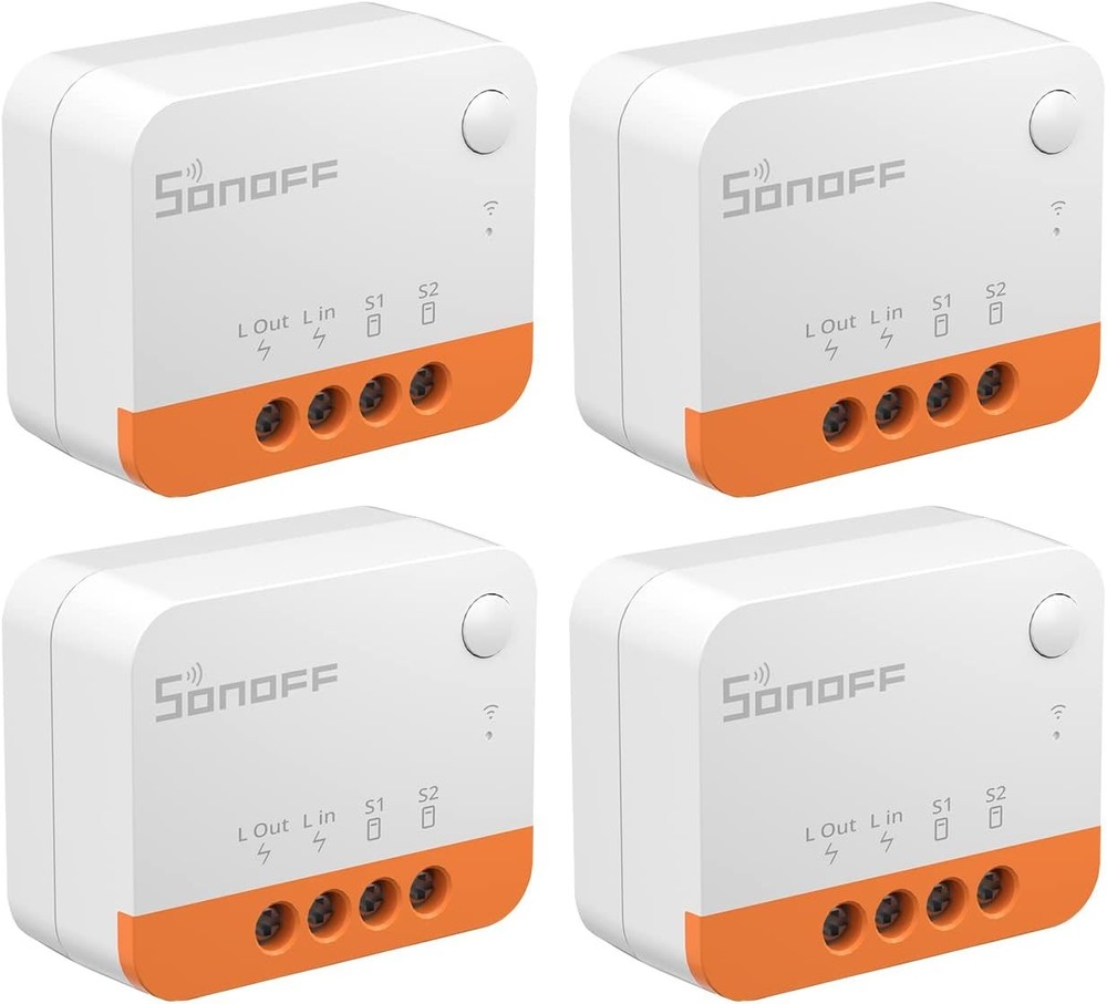 4x SONOFF ZBMINIL2 Extreme Zigbee Smart Light Switch (2 Way),No Neutral Required