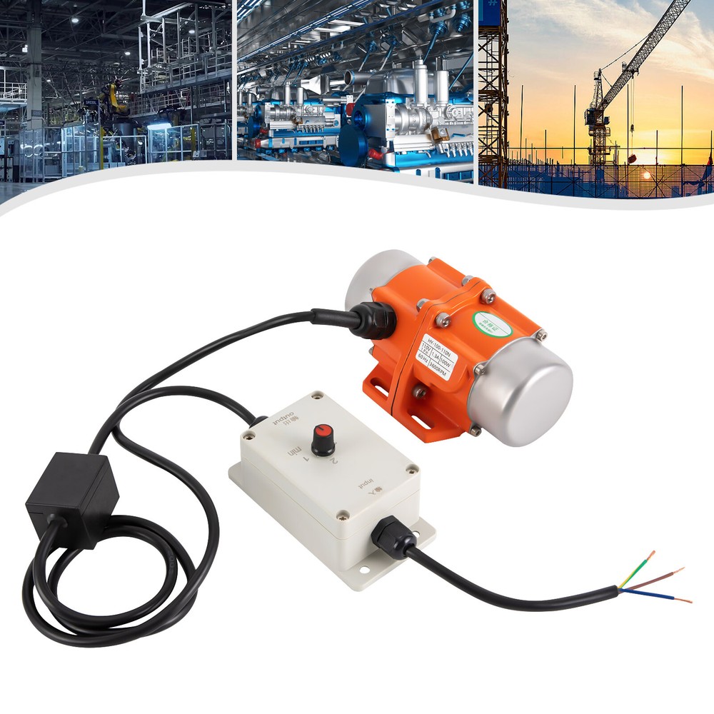 Single Phase Electric AC Vibration Motor As a Concrete Table Shaker 100W 110V US