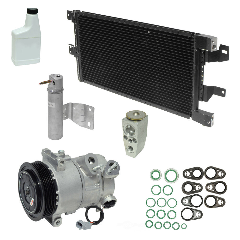 A/C Compressor Kit with Condenser UAC KT 5937B Replacement Kit