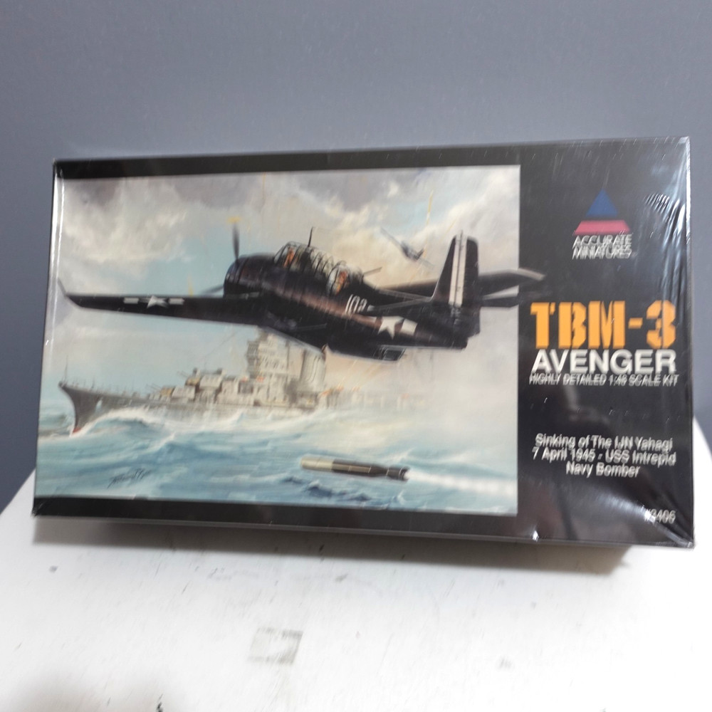 Accurate Miniatures Model Kit TBM-3 Avenger SEALED BOX-image