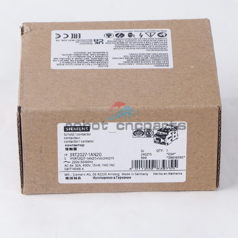 1piece NEW Siemens 3RT2027-1AN20 contactor