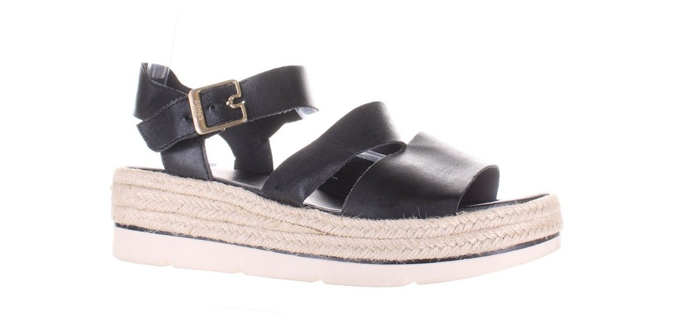 Dr Scholls Womens Once Twice Black Espadrilles Shoe Size 9 7806167