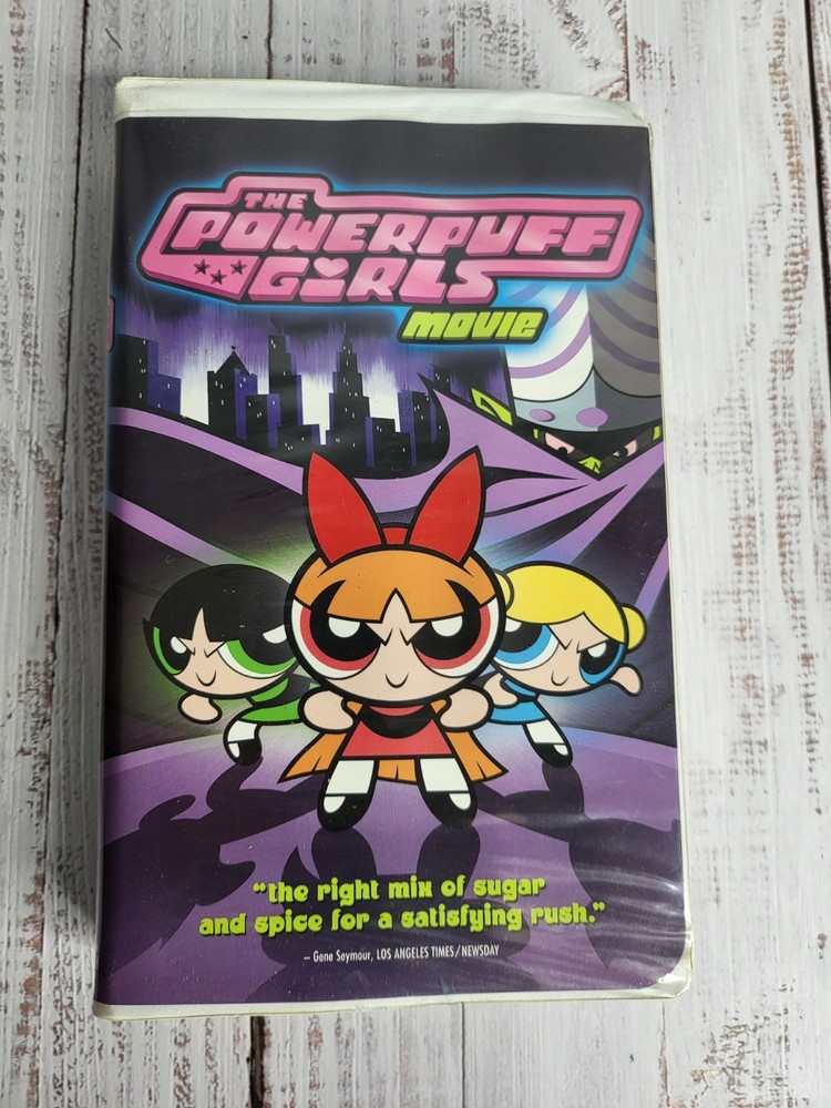 The Powerpuff Girls Movie VHS 2002 Clamshell