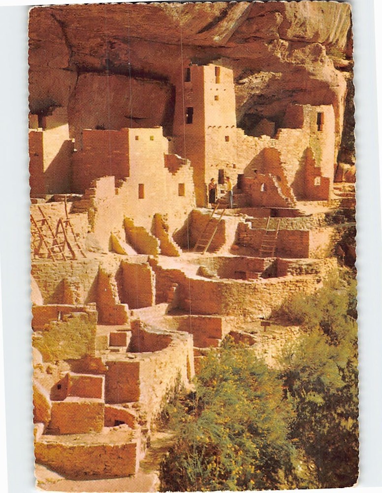 Postcard Cliff Palace Mesa Verde National Park Colorado