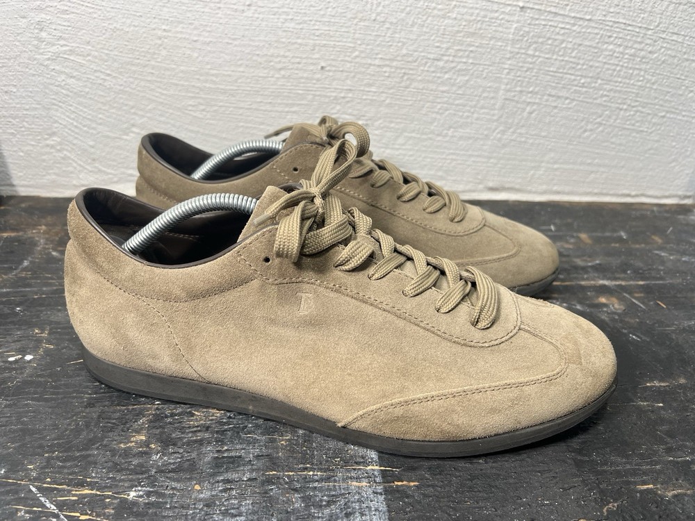 Tod's Suede Shoes Brown Men’s Size 10 US Sneakers Made in Italy