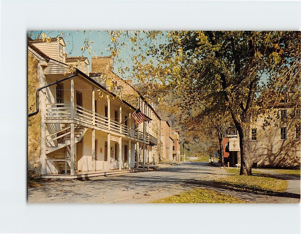 Postcard Visitor Center And Historic Shenandoah Street Harpers Ferry WV USA
