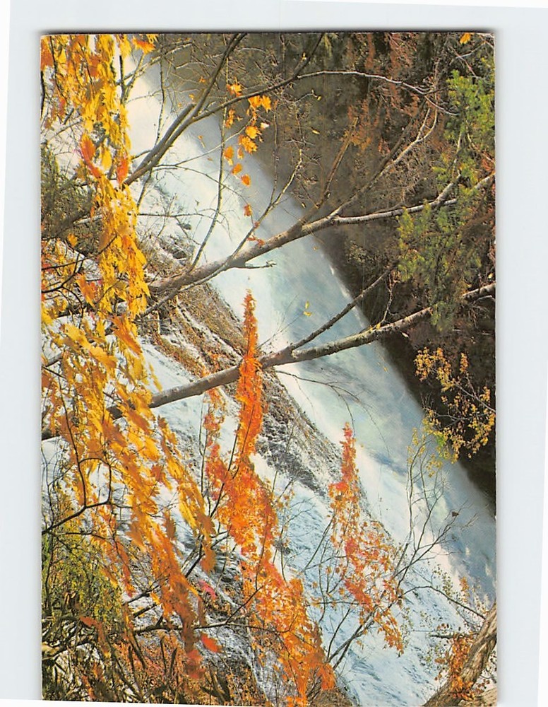 Postcard Yudaki Waterfall Nikko Japan