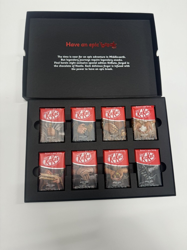 Rings Of Power kit kats From premiere Night Limited Edition Belen’s