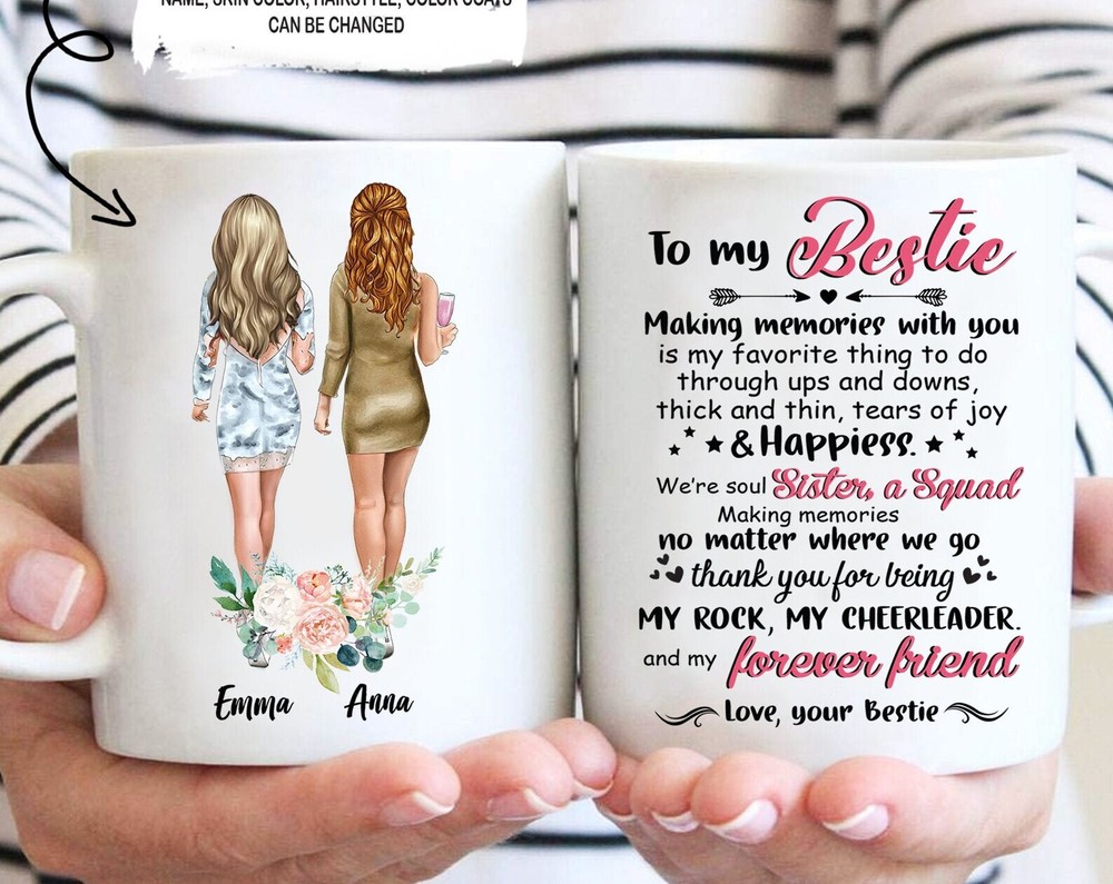 To My Bestie Mug Personalized Mug Best Friend Mug Bestie Mug Bff Mug Best Friend