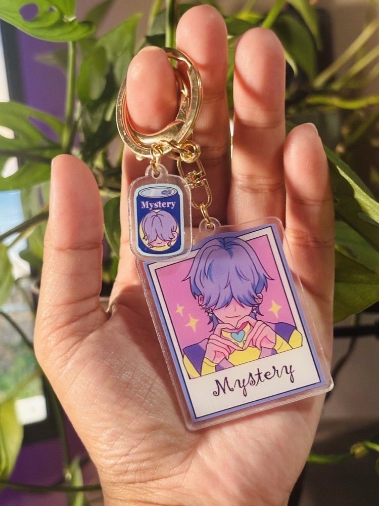KPop Demon Hunter Saja Boys Mystery Mini Soda Pop Custom Acrylic Keychain Anime