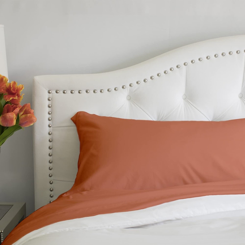 Pumpkin Spice Sheet Set - 1500tc Level of Softness - Extra Soft Cooling Sheet...