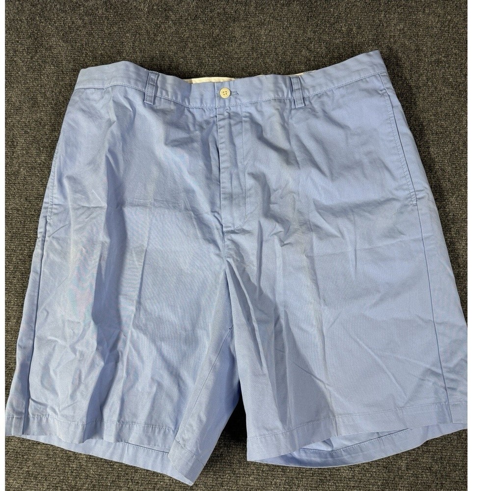 Vineyard Vines Links Short Mens 38 Light Blue Cotton Chino Golf Shorts RN134578