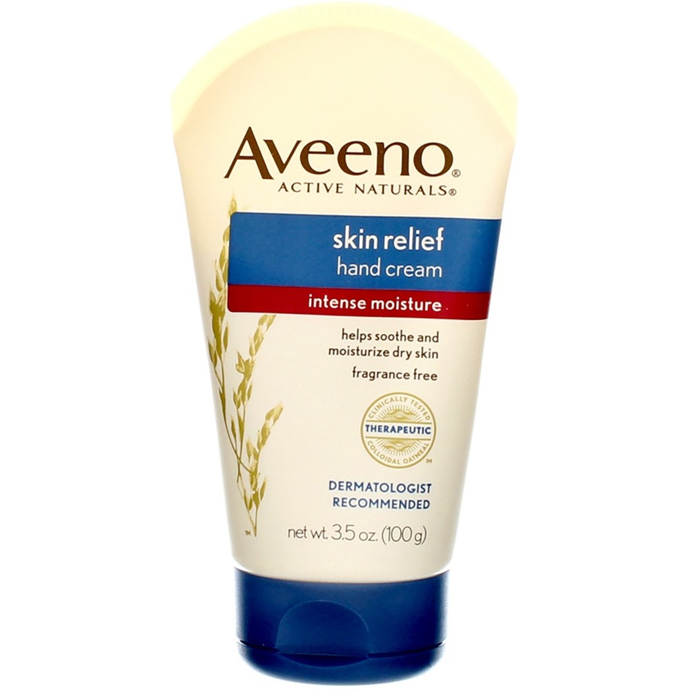 2-Pack Aveeno Unscented Skin Relief Hand Cream 3.5 oz