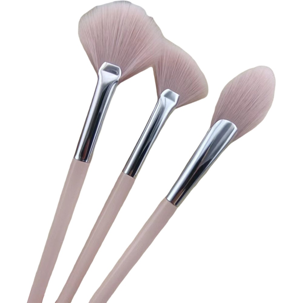 Soft Touch Makeup Brush Set for Women and Girls with Highlighter