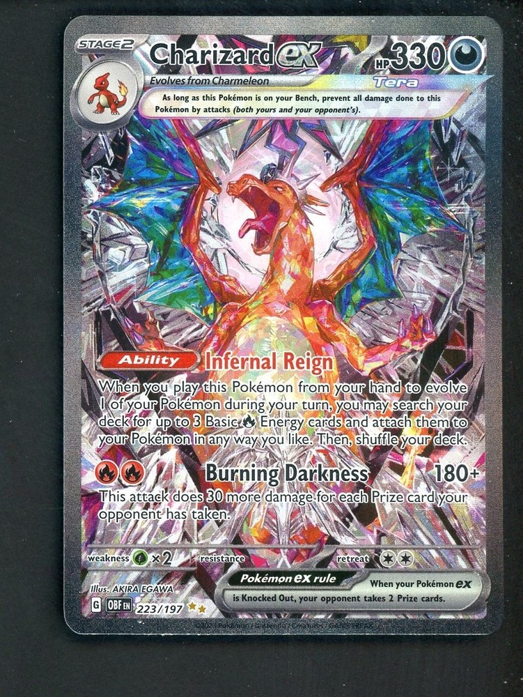 Charizard ex 223/197 SV03: Obsidian Flames Holo PokemonPROBSTEIN is actively accepting consignments !!