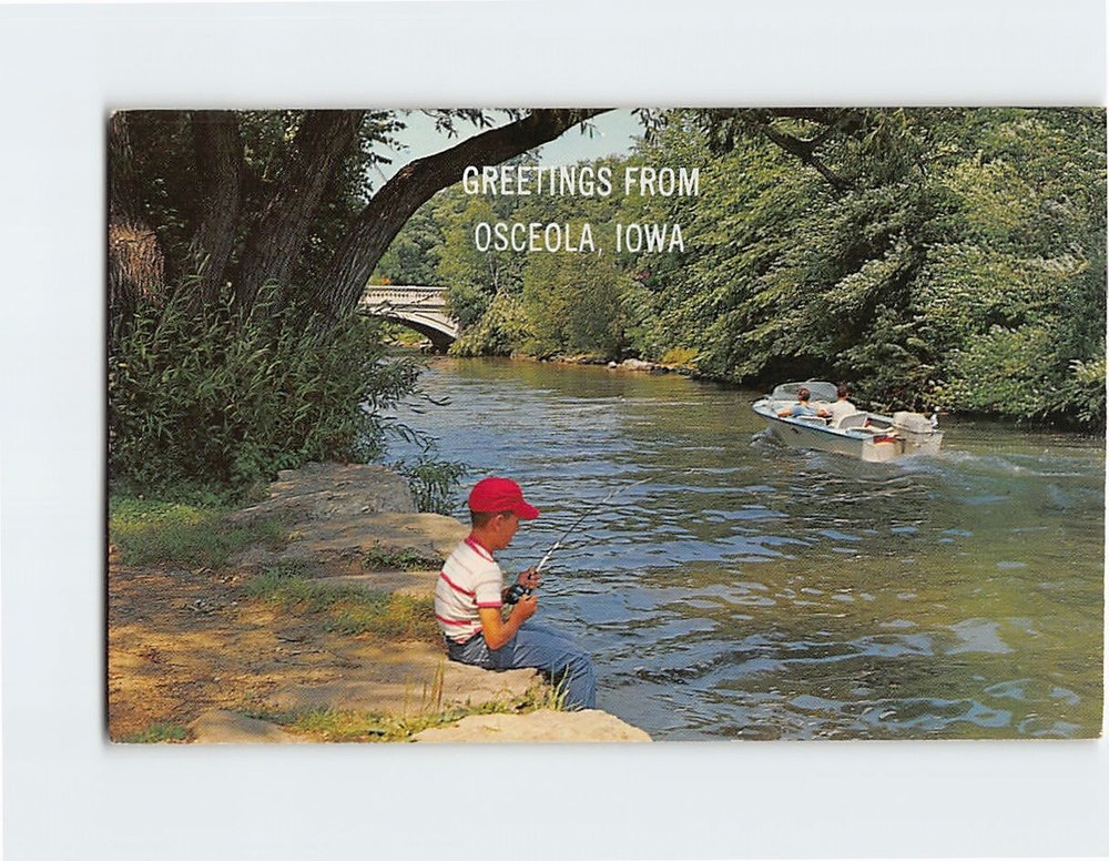Postcard Greetings From Osceola Iowa USA