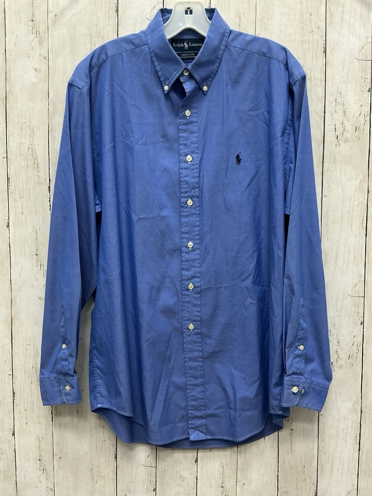 Men’s Ralph Lauren Yarmouth Long sleeve Button Up Top size 16 0423-228