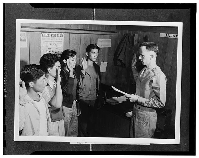 Kauai District, Territory of Hawaii. Major Charles V. McManus administering the