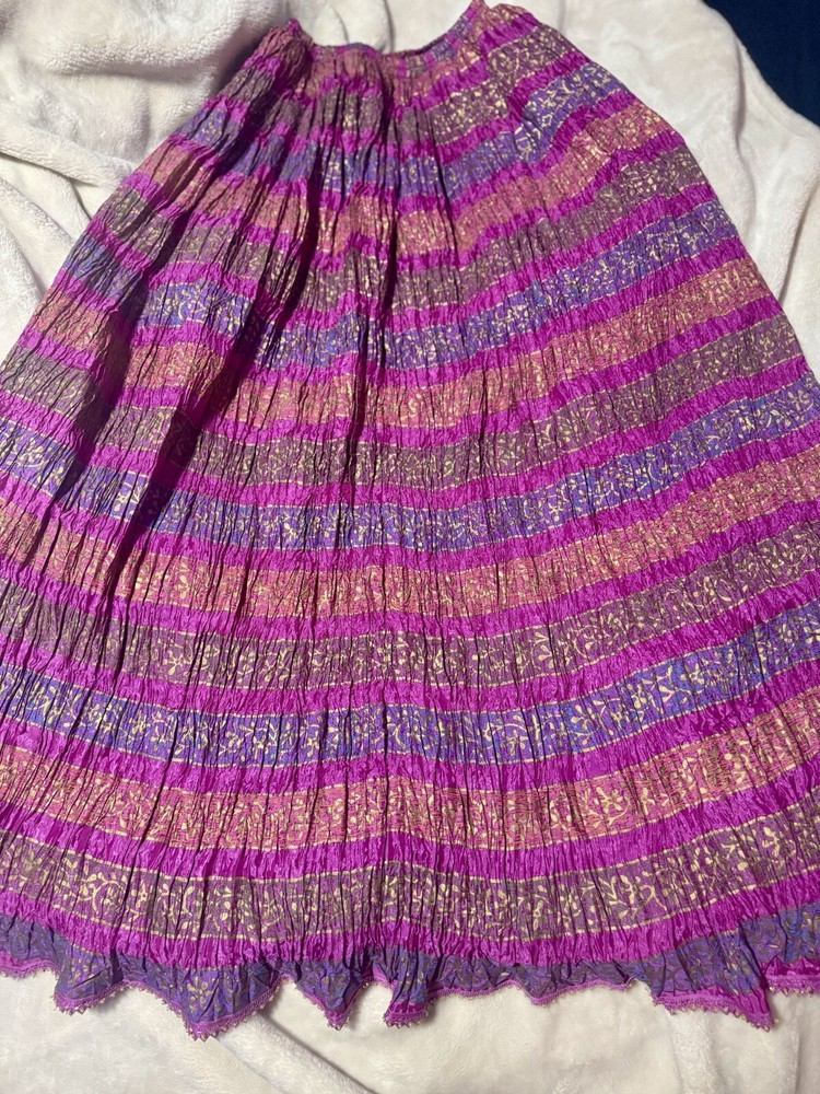 Size 8 ZOLA Earthly Fashion Stunning, Colorful, Festive Boho Style Skirt