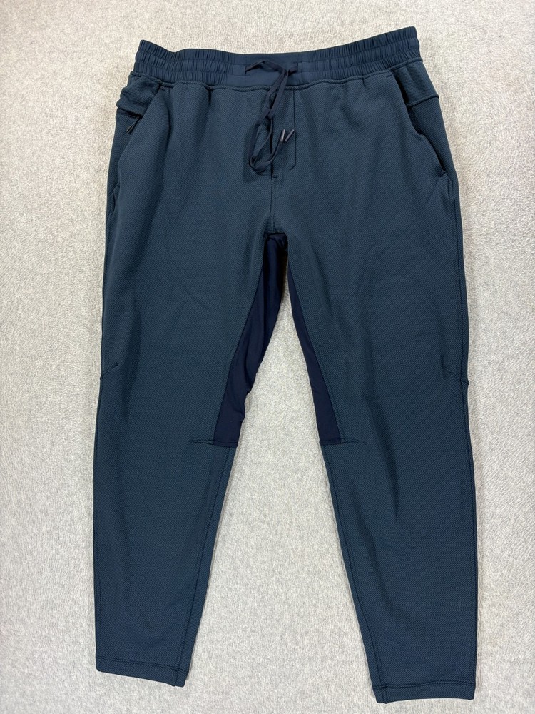 Lululemon Performance Tech Athletic Fit Jogger Sweatpants (Men's XL) Blue