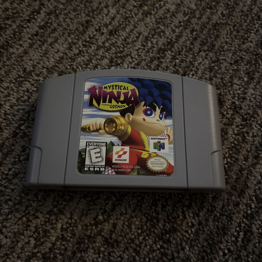 Mystical Ninja Starring Goemon (Nintendo 64 N64, 1998) Authentic - Tested