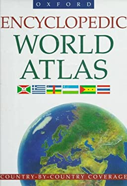 Encyclopedic World Atlas Hardcover by George Philip & Son – Detailed Global Maps  