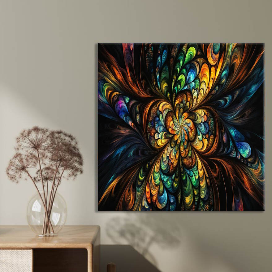 Colorful Splash Abstract Limited Edition High Quality Home Decor Australian Made