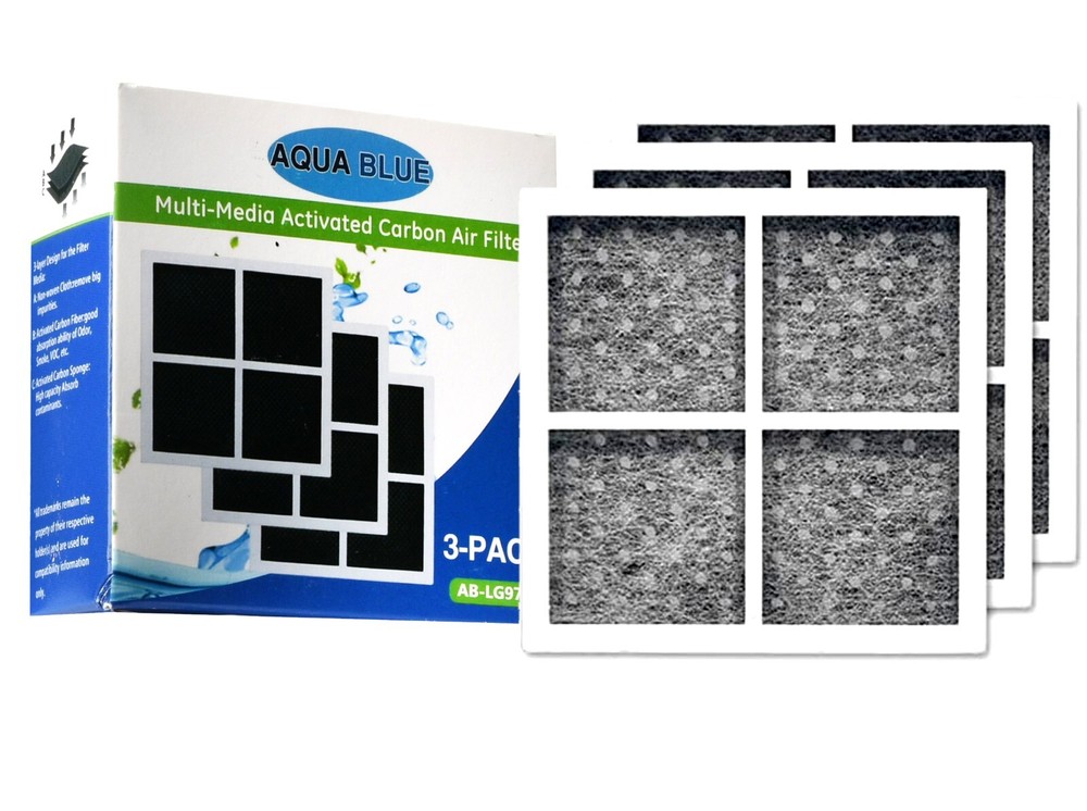 3 PACK For LG LT120F ADQ73214404 Fresh Air Replacement Refrigerator Air FilterUSA Seller SHIPS by Express mail