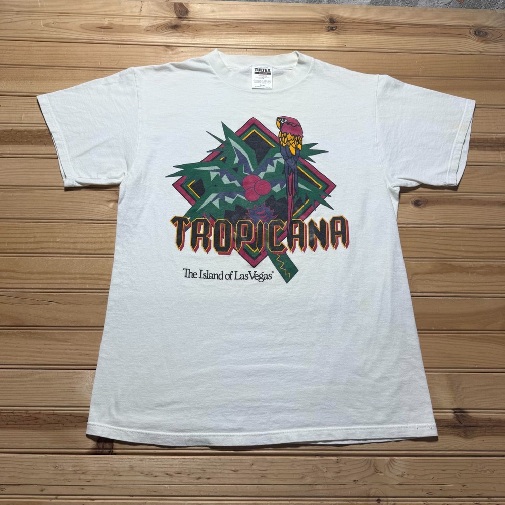 Vintage 90s Tropicana Las Vegas Hotel Casino Resort Souvenir T-Shirt USA - Large