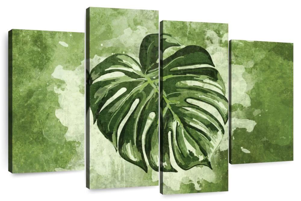 Distinct Tropical Leaf Wall Art