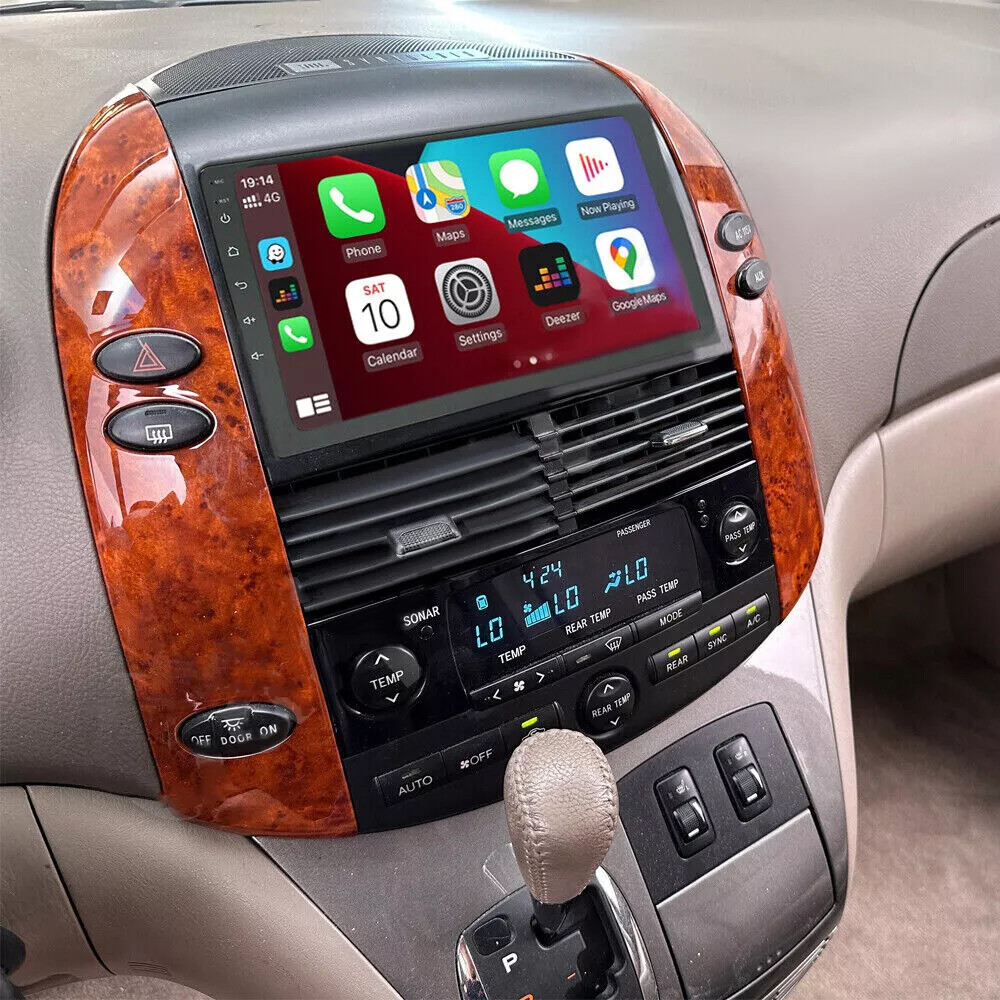For Toyota Sienna 2004-2010 Android 13 Apple Carplay Car Radio Stereo GPS Navi