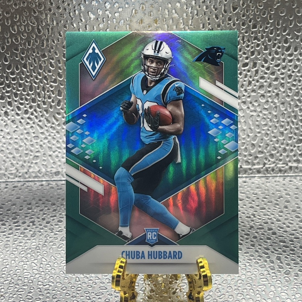 2021 Panini Phoenix - Rookie Chuba Hubbard #134 Green /25 (RC)