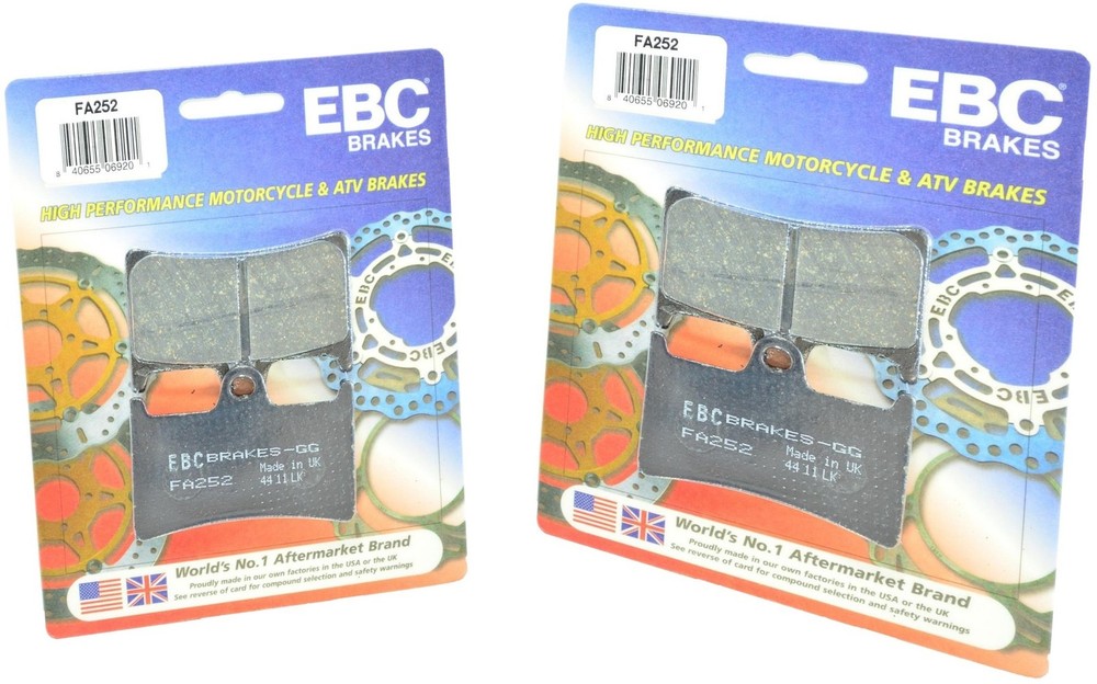 EBC Standard Organic Front Brake Pads Set Fits Yamaha