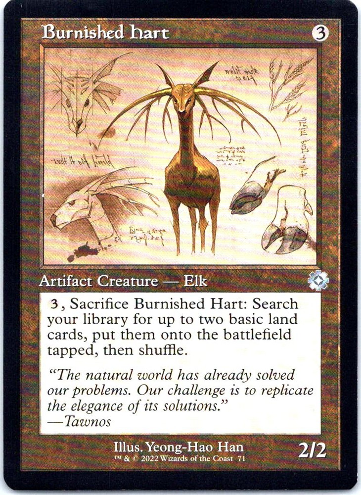 #71 Burnished Hart (Schematic) MTG The Brothers' War: Retro Frame Artifacts
