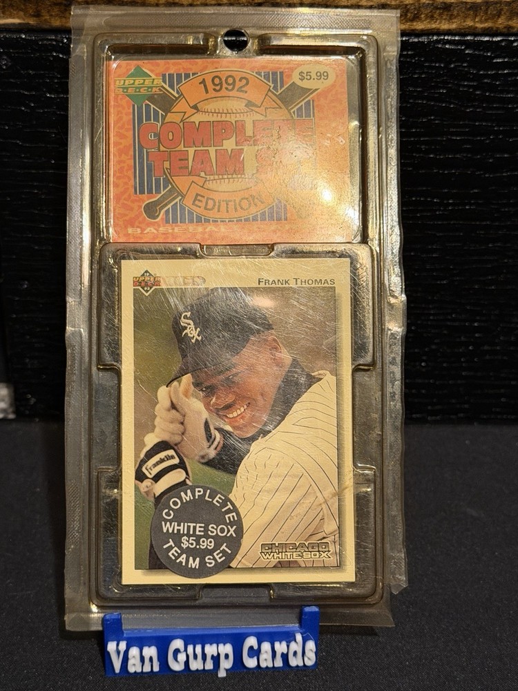 NEW Upper Deck 1992 Complete Team Set Chicago White Sox Bo Jackson Frank Thomas
